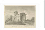 Hints Church: sepia drawing, 1838 by John Buckler