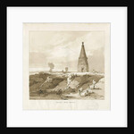 Forton - Obelisk: wash drawing, 1838 by Thomas Peploe Wood