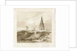 Forton - Obelisk: wash drawing, 1838 by Thomas Peploe Wood
