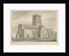 Gnosall Church: wash drawing, 1842 by John Buckler