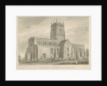 Gnosall Church: wash drawing, 1842 by John Buckler