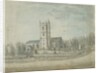 Handsworth Church: water colour painting, 1769 by School English