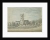 Handsworth Church: water colour painting, 1769 by School English
