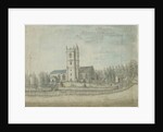 Handsworth Church: water colour painting, 1769 by School English