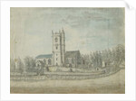 Handsworth Church: water colour painting, 1769 by School English
