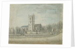 Handsworth Church: water colour painting, 1769 by School English