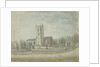 Handsworth Church: water colour painting, 1769 by School English