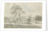Shenstone - Little Aston Hall: pen and wash drawing by Henry Curzon Allport