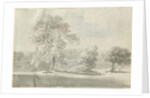 Shenstone - Little Aston Hall: pen and wash drawing by Henry Curzon Allport