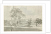 Shenstone - Little Aston Hall: pen and wash drawing by Henry Curzon Allport