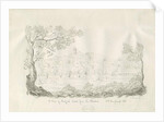Stafford Castle - East View: pen and sepia drawing, 1836 by John Robert Fernyhough