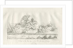 Stafford - River Sow: pen and ink drawing, 1836 by John Robert Fernyhough