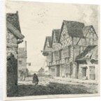 Penkridge Town - Old House by Thomas Peploe Wood