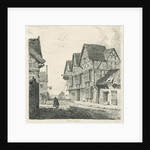 Penkridge Town - Old House by Thomas Peploe Wood