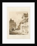 Penkridge Town: sepia drawing, 1836 by Thomas Peploe Wood