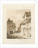 Penkridge Town: sepia drawing, 1836 by Thomas Peploe Wood