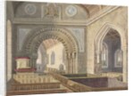 Interior of Longdon Church by Allen Edward Everitt