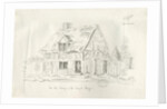 Stafford - Old Cottage in the Foregate: pen and ink drawing, 1836 by John Robert Fernyhough