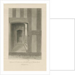 Pillaton Hall - Interior of Gatehouse: sepia drawing, 1841 by John Chessell Buckler