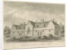 Stafford - Alms Houses: sepia drawing, 1841 by John Buckler