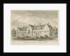 Stafford - Alms Houses: sepia drawing, 1841 by John Buckler
