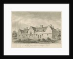 Stafford - Alms Houses: sepia drawing, 1841 by John Buckler