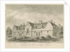 Stafford - Alms Houses: sepia drawing, 1841 by John Buckler