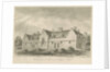 Stafford - Alms Houses: sepia drawing, 1841 by John Buckler