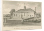 Madeley - Free School: sepia drawing, 1840 by John Buckler
