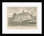 Madeley - Free School: sepia drawing, 1840 by John Buckler