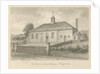 Madeley - Free School: sepia drawing, 1840 by John Buckler