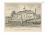 Madeley - Free School: sepia drawing, 1840 by John Buckler