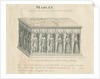 Madeley Church - Monument to Randolf Egerton: pen and ink wash drawing, nd [19th cent] by John Robert Fernyhough