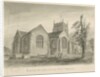 Madeley Church: sepia wash drawing, 1840 by John Buckler