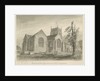 Madeley Church: sepia wash drawing, 1840 by John Buckler