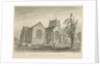 Madeley Church: sepia wash drawing, 1840 by John Buckler