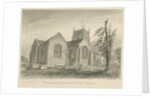 Madeley Church: sepia wash drawing, 1840 by John Buckler