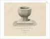 Font in Madeley Church by John Buckler