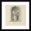 Font in Marchington Church by John Buckler