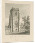 Ranton Abbey [Priory] - The Tower by John Chessell Buckler