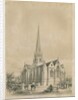 Stafford - St. Mary's Church: lithograph, nd [c 1841] by George Gilbert Scott