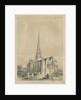 Stafford - St. Mary's Church: lithograph, nd [c 1841] by George Gilbert Scott