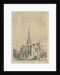 Stafford - St. Mary's Church: lithograph, nd [c 1841] by George Gilbert Scott