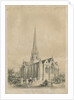 Stafford - St. Mary's Church: lithograph, nd [c 1841] by George Gilbert Scott