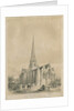 Stafford - St. Mary's Church: lithograph, nd [c 1841] by George Gilbert Scott