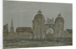 Hamstall Ridware Hall - Porters' Lodges by Allen Edward Everitt