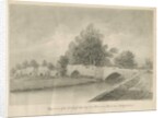 Handsacre - Old High Bridge: sepia drawing, 1839 by John Buckler
