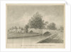 Handsacre - Old High Bridge: sepia drawing, 1839 by John Buckler