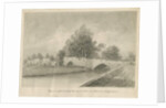 Handsacre - Old High Bridge: sepia drawing, 1839 by John Buckler