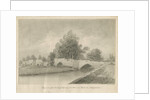 Handsacre - Old High Bridge: sepia drawing, 1839 by John Buckler